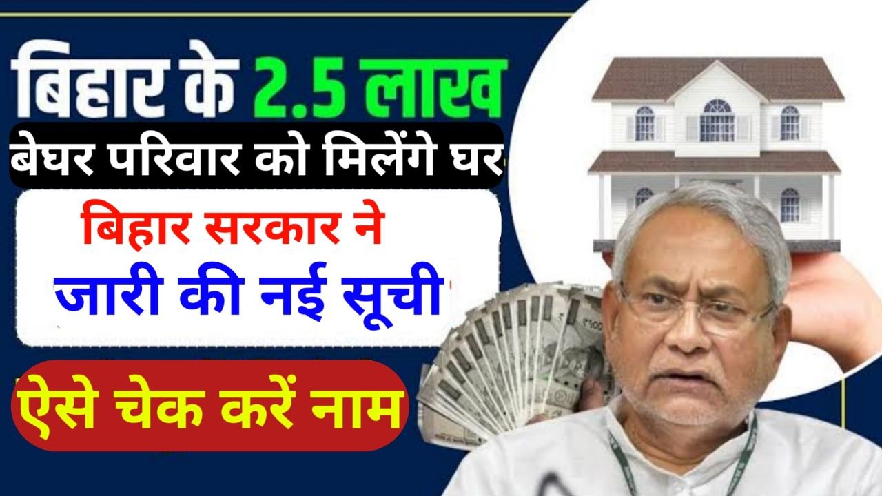 Bihar PM Awas Yojana 2024 News