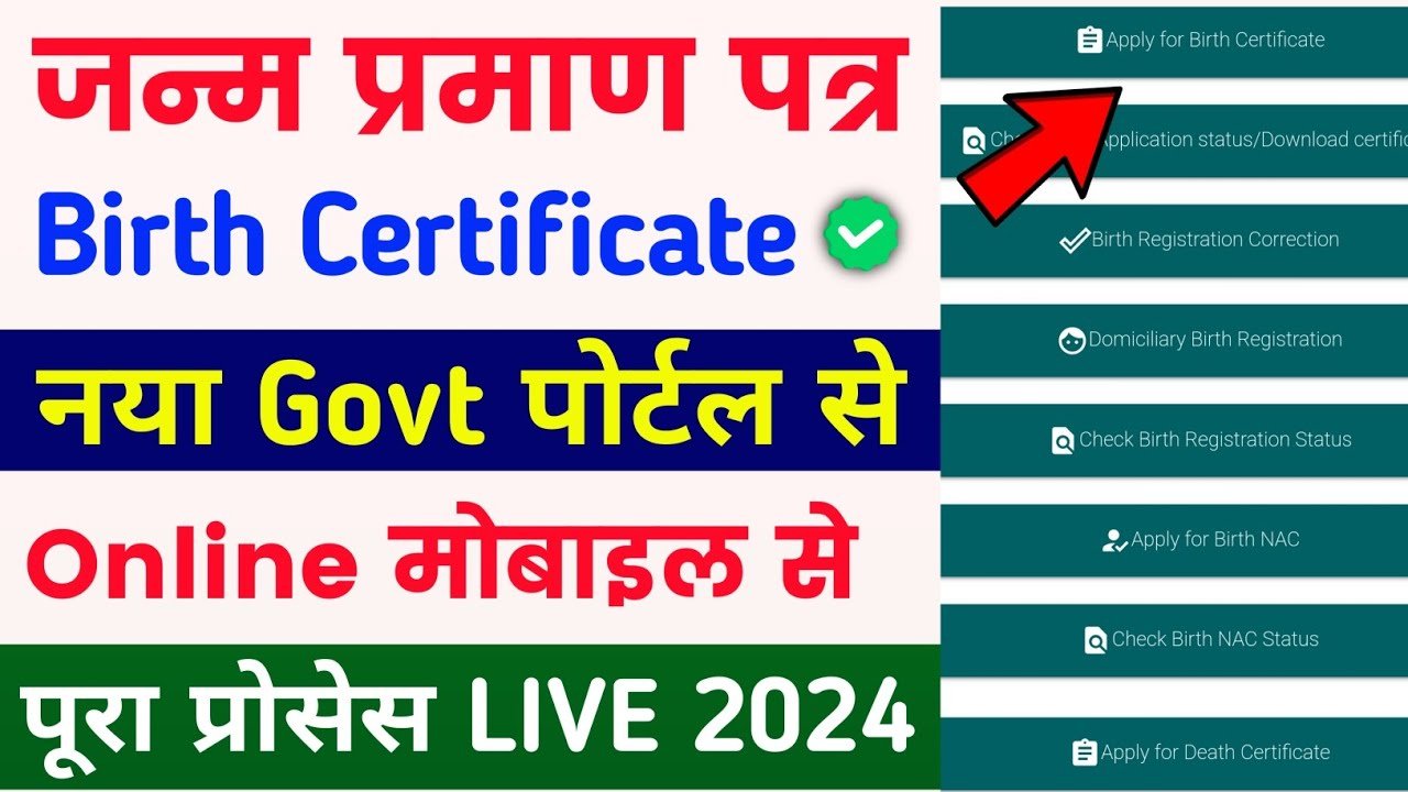 Birth Certificate Portal 2024